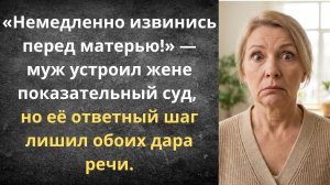 Выгнала свекровь и сменила замки | Истории из жизни