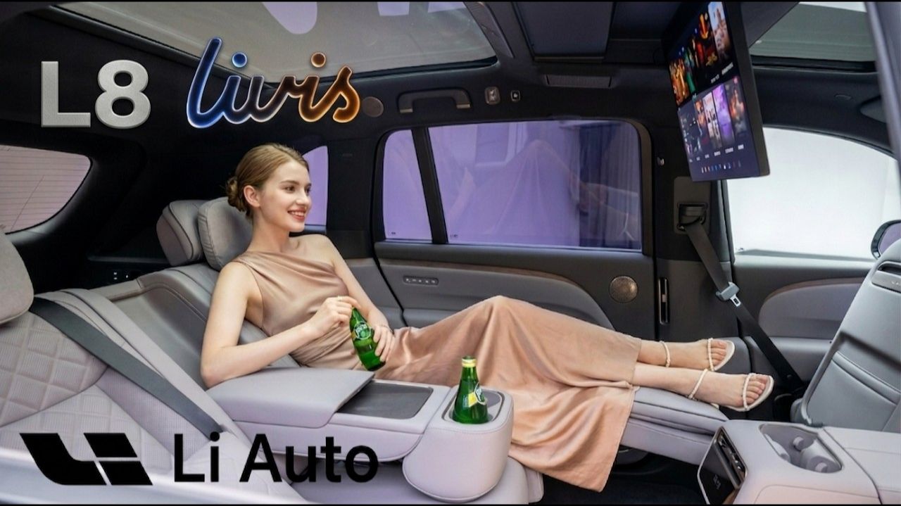 Новый L8 Livis от Li Auto_ семейный гибрид с 5-местным салоном! смотреть онлайн
