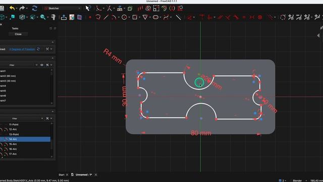 Прекратите зависать в FreeCAD, Исправьте потерянные ограничения после обрезки