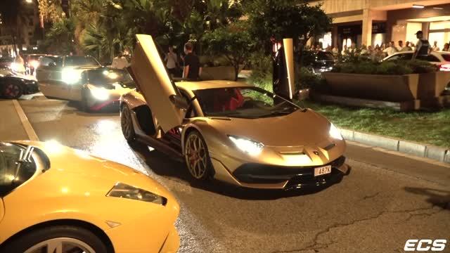 Эпическая Monaco Supercar Nightlife  — LOUD C63 Black Series, ONE1, Gintani SVJ, Novitec 812