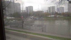 Поездка на Автобусе ЛиАЗ 5292.65 по маршруту Метро Варшавская-Варшавское Шоссе Дом 124