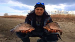 🤩ловлю карася на реке удочкой с боковым кивком🤩