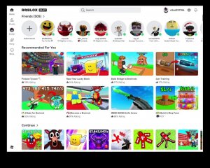 играю в roblox во всякие игры