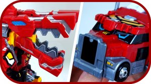Трансформеры МЕТАЛ КАРД БОТ. Гигантрекс - Gigantrex. Робот динозавр и грузовик. 메탈카드봇