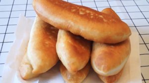 Жареные пирожки с капустой. Очень вкусно!