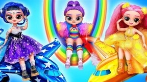 DIY в стиле День, Ночь, Радуга! K-Pop Охотницы на Демонов в самолете!