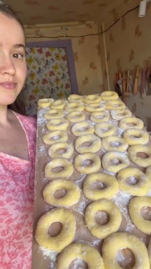 🔴 Пончики, которые готовлю всегда к чаю. 😍