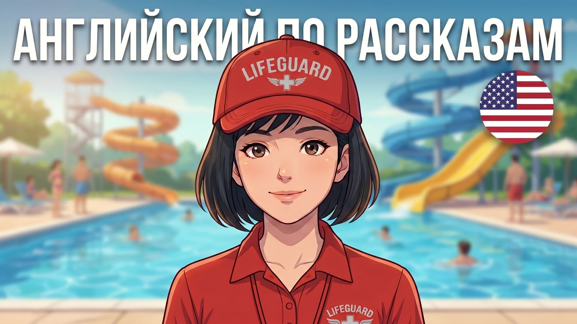 МЕДЛЕННЫЙ английский НА СЛУХ для начинающих 🎧 В бассейне (A1–A2) смотреть онлайн