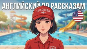 МЕДЛЕННЫЙ английский НА СЛУХ для начинающих 🎧 В бассейне (A1–A2)