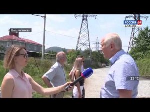 «Вести-Алания». Сюжет о незаконных застройках в охранных зонах линий электропередачи.