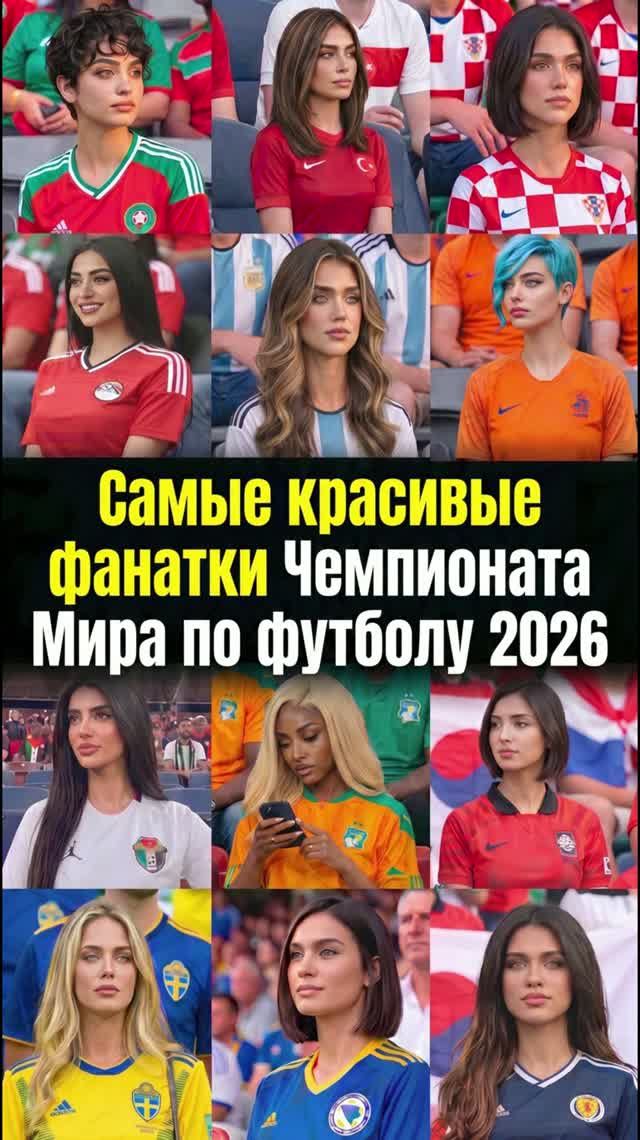 Самые красивые девушки Чемпионата Мира по футболу 2026
