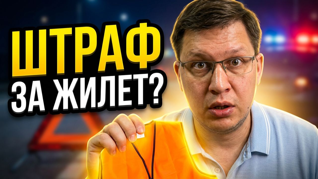 Что грозит водителю за отсутствие жилета в 2026 году?