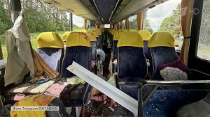 ВСУ ударили по автобусу с детьми из Белоруссии в Брянской области.