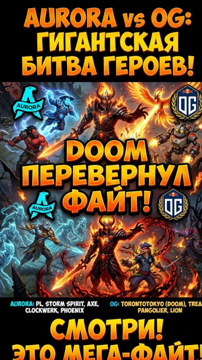 Читает игру как открытую книгу! TORONTOTOKYO на Doom гениально забайтил Aurora под каст pasanbl
