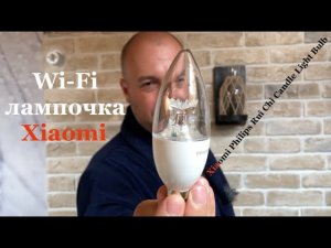 Умная Wi-Fi лампочка Xiaomi Philips - лампочка из Aliexpress. Управление через Siri на  iPhone.