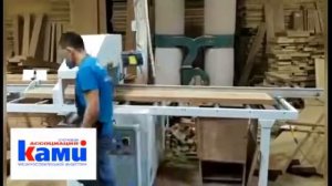 Торцовочный станок EcoWood ЦКБ-40К. Торцовка деревянного бруса в размер Эковуд ЦКБ-40К