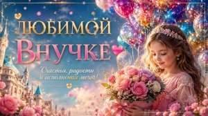С Днём Рождения, Внученька! 🌷 Трогательные пожелания своими словами