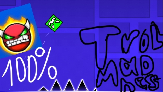Troll madness 100% hard demon new hardest смотреть онлайн