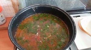 Приготовила борщик🍲🙃