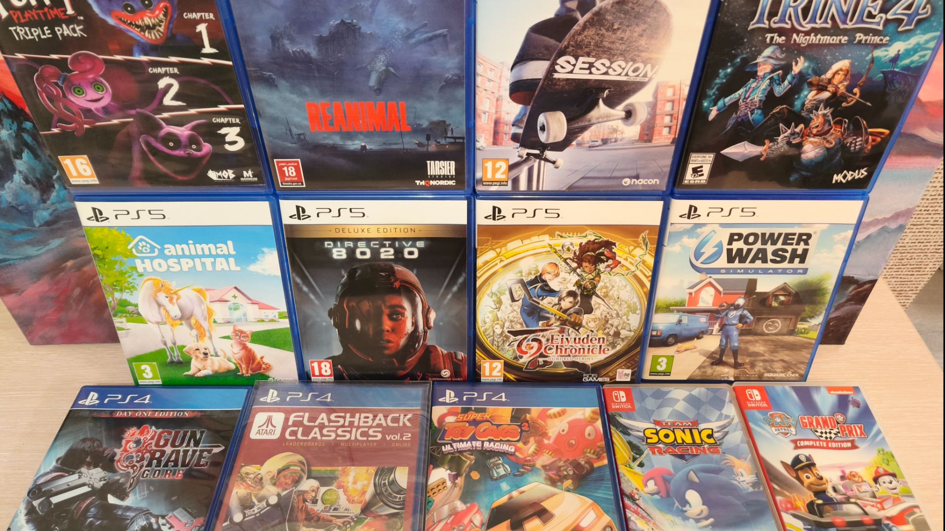 6 закупка игр в коллекцию на ps4  ps5  nintendo switch в 2026 году
