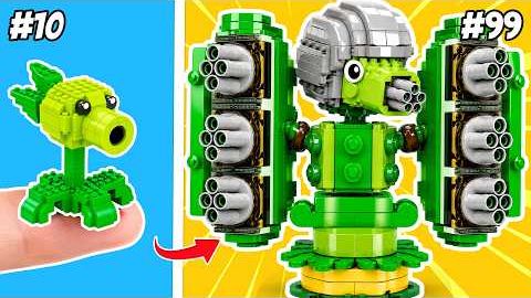 Я улучшил горохострела из Plants vs Zombies в LEGO смотреть онлайн