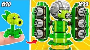 Я улучшил горохострела из Plants vs Zombies в LEGO