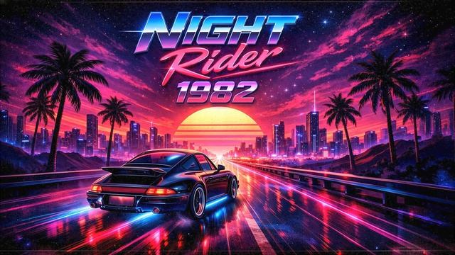 Night Rider 1982 – Outrun Highway Chase Through Neon Nights смотреть онлайн