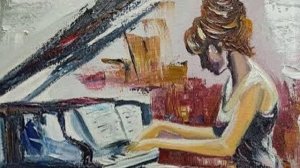 СЛОВА_у рояля композитор Елена Анненкова_автор слов Людмила Мигунова....