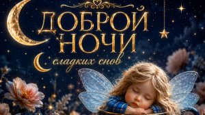 Спокойной Ночи  Сладких Снов! Красивая Музыкальная Открытка С Пожеланиями