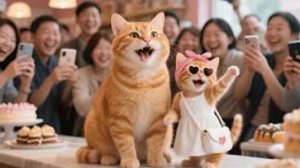 РЫЖУЛЯ И МАМА-КОШКА СТАЛИ АМБАССАДОРАМИ БРЕНДА КОШАЧЬЕГО КОРМА🐾📸