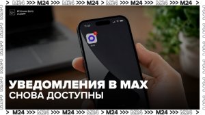 Пользователи iPhone снова стали получать уведомления от MAX - Москва 24