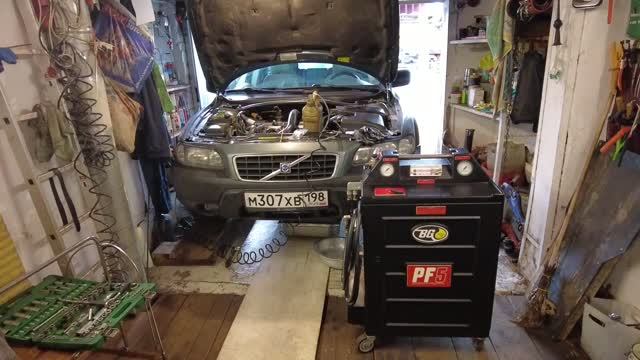 Volvo XC70 II Полная аппаратная замена масла в АКПП Aisin AW55-51SN