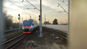 Электропоезд ЭП2Д-0181 «МЦД» сообщение Зеленоград-Крюково – Ипподром на станции Перово