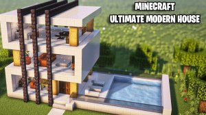 Современный дом в Minecraft, который выглядит как из реальной жизни 😱