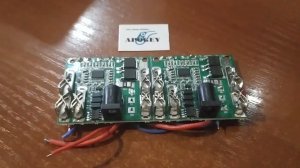 Плата защиты аккумулятора шуруповерта BMS Li-Ion 18V 5S 50A Украина