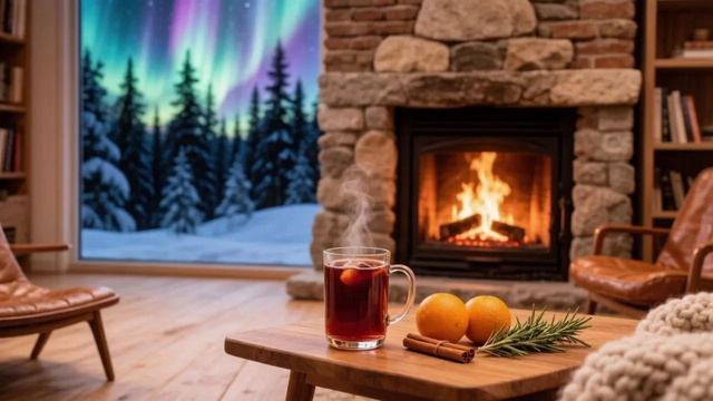 Музыка у камина, красивая музыка, релакс, музыка для отдыха