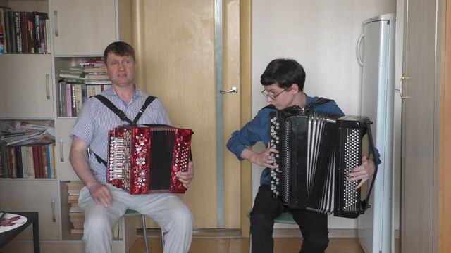 А. Шалаев Муз.  картинка "В путь". Исп. Андрей и Дмитрий Ананьевы. Новосибирск 11.06.26