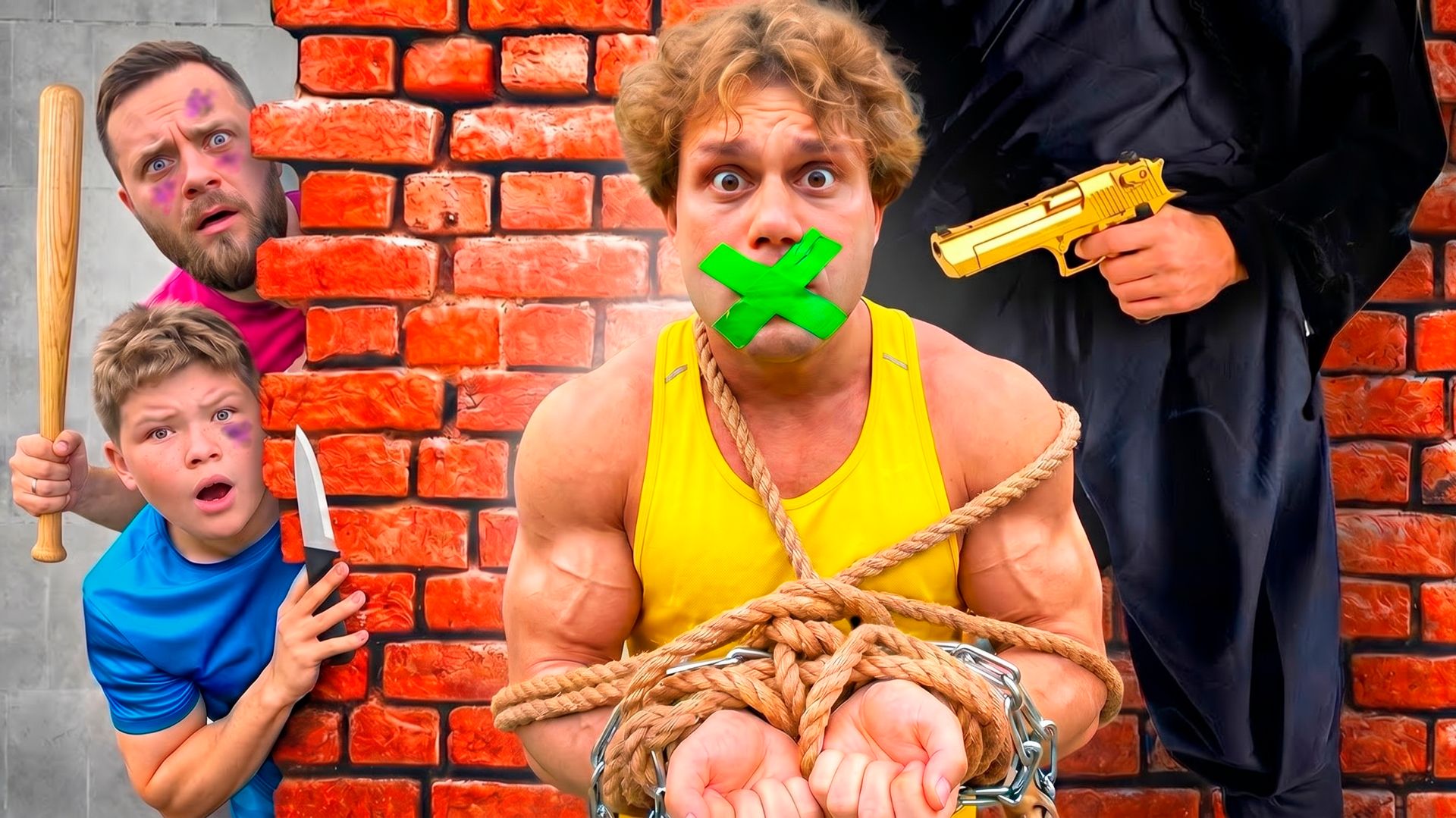 БРАТА ПОБИЛИ БАНДИТЫ! смотреть онлайн