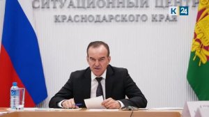 Вениамин Кондратьев: за последние сутки уровень реки Кубани снизился на 12 см