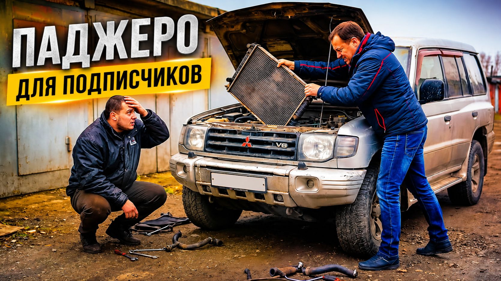 ПОДАРЮ ЭТОГО Pajero ПОДПИСЧИКУ! Оживили легенду после полного забвения Ремонт Паджеро в гараже смотреть онлайн