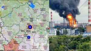 16.06.2026 Пожар на Московском НПЗ заводе в Капотне после атаки вражеских БПЛА