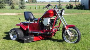 Гоночная газонокосилка Chopper Trike