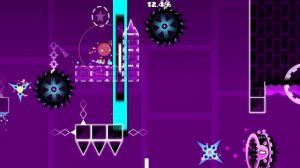 Прохождение Geometry dash с расплющенной иконкой !