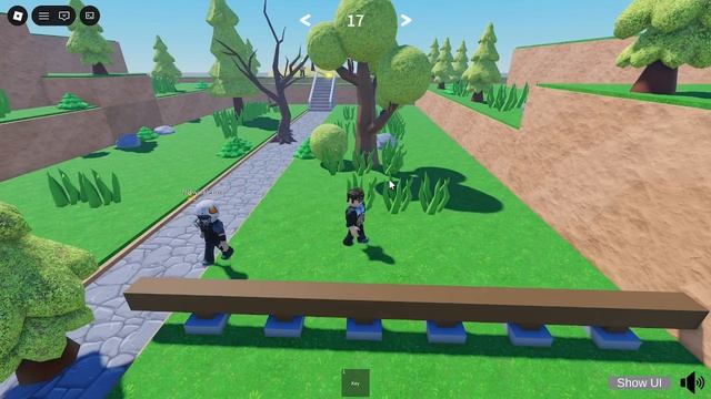 Играю в игру Trees hate you в роблоксе
