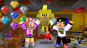 МОЙ ДРОН снял СОНИК в МАЙНКРАФТ НУБ И ПРО ЭВОЛЮЦИЯ ВИДЕО MINECRAFT Евгенбро