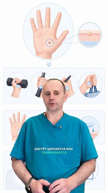Бородавка на ладони мешает держать предметы — почему нужен осмотр