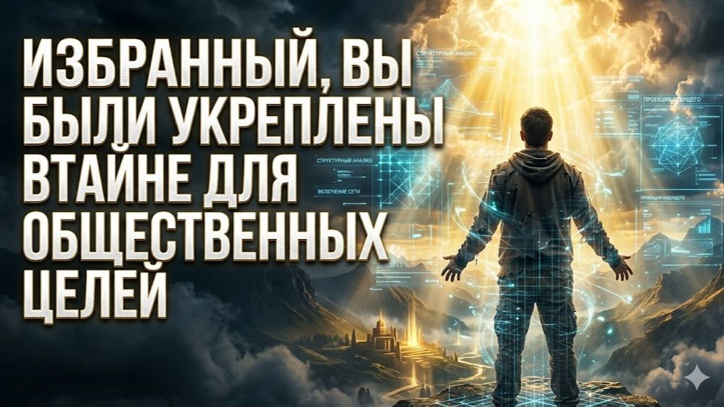 Избранный, вы были укреплены втайне для общественных целей