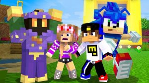 МОЙ ДРОН снял СОНИК в МАЙНКРАФТ НУБ И ПРО ЭВОЛЮЦИЯ ВИДЕО MINECRAFT Евгенбро