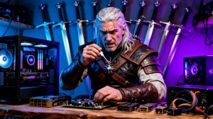 🐺 Ведьмак чинит ПК, но эта игра не даст посидеть ровно на одном месте! Продолжение №7 🛠️