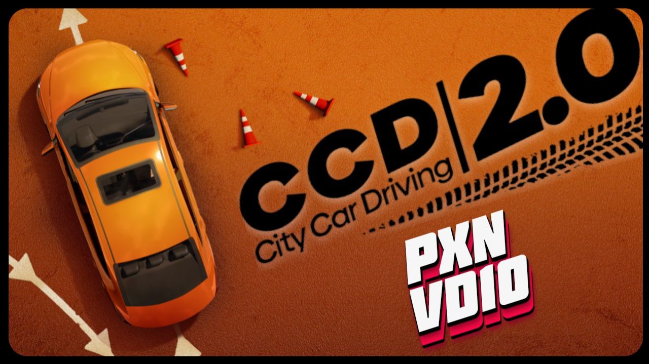 City Car Driving 2.0 Настройки работает руль PXN VD10 смотреть онлайн